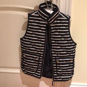 J crew stripe vest